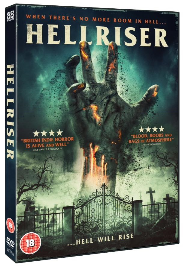 Hellriser - UK DVD art